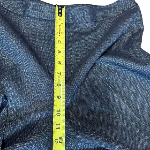 Lafayette 148 Women's Black Metallic Virgin Wool Blend Dress Pants 12 Career - Picture 8 of 8